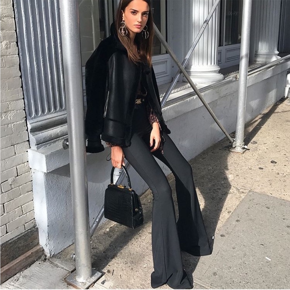 Zara STUDIO flared pants